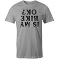 thumbnail image 1 of 9 Crowns Men's  Unisex Graphic Tee Dont Bike Ok Funny  T-shirt (BikeOk-Grey, Large), 1 of 3
