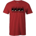 thumbnail image 1 of 9 Crowns Men's Unisex Graphic Tee Golf Choices Funny T-shirt (Medium, GolfChoices-Red), 1 of 3