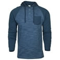 thumbnail image 1 of 9 Crowns Raglan Lightweight Pullover Long Sleeve Hoodie (Large, Blue), 1 of 3