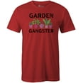 thumbnail image 1 of 9 Crowns Tee Unisex Garden Gangster Funny T-shirt (Gangster-Red, 2XL), 1 of 3