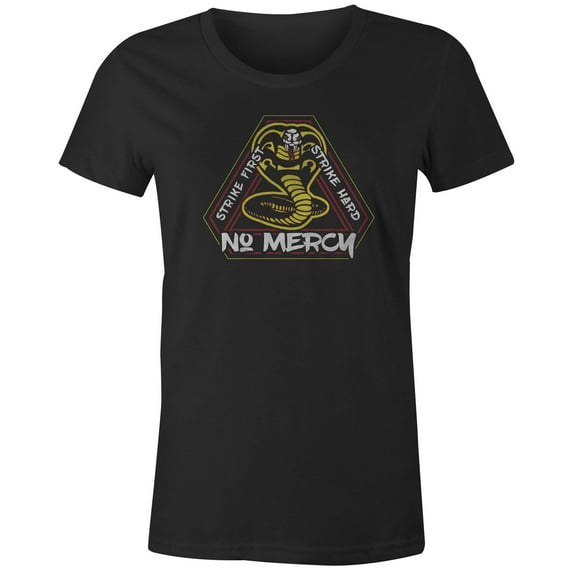 9 Crowns Tees 80's Movie Classics Graphic T-Shirt (Cobra Juniors Black, Medium)