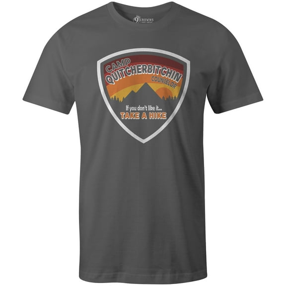 9 Crowns Tees Camp Quitcherbitchin Sarcastic Novelty Graphic Tee (Unisex Metal, X-Large)