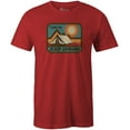 thumbnail image 1 of 9 Crowns Tees Camping Enthusiast I Like To Sleep Around Funny T-Shirt (Unisex Red, X-Large), 1 of 2