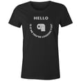 thumbnail image 1 of 9 Crowns Tees Hello Are You Looking For Me Toilet Paper Tee (Juniors Black, XS), 1 of 3