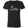 thumbnail image 1 of 9 Crowns Tees Help From Above Funny Military Sniper Tee Shirt (Juniors Black, XS), 1 of 3