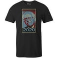 thumbnail image 1 of 9 Crowns Tees Hindsight is 2020 Bernie Sanders Poster T-Shirt (Bernie 3 Mens Black, Small), 1 of 2