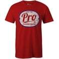 thumbnail image 1 of 9 Crowns Tees I Put The Pro in Procrastinate Hilarious T-Shirt (Mens Red, Small), 1 of 4