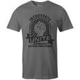 thumbnail image 1 of 9 Crowns Tees Introverts Unite Funny Antisocial Graphic Tee Shirt (Unisex Metal, 2XL), 1 of 3