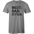 thumbnail image 1 of 9 Crowns Tees Men's Awesome Funny Father's Day T-Shirt (Bestdad-htrgrey, Small), 1 of 2