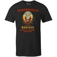 thumbnail image 1 of 9 Crowns Tees Men's Electrician Professional Badss Funny T-Shirt (Black, Small), 1 of 2