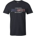 thumbnail image 1 of 9 Crowns Tees Men's I Stand with Dreamers #DefendDACA T-Shirt (Navy, Medium), 1 of 2