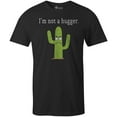 thumbnail image 1 of 9 Crowns Tees Men's "I'm not a hugger" T-shirt (Small, Unisex Black), 1 of 3