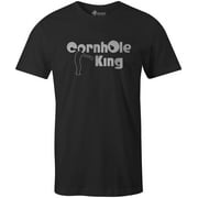 9 Crowns Tees Men's Major League Cornhole (King-black, Large)