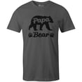 thumbnail image 1 of 9 Crowns Tees Men's Papa Bear Shirt-PapaBear (Metal, X-Large), 1 of 2
