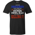 thumbnail image 1 of 9 Crowns Tees Men's Walking Dad Funny Sarcastic T-Shirt (Black (Killing It), L), 1 of 2