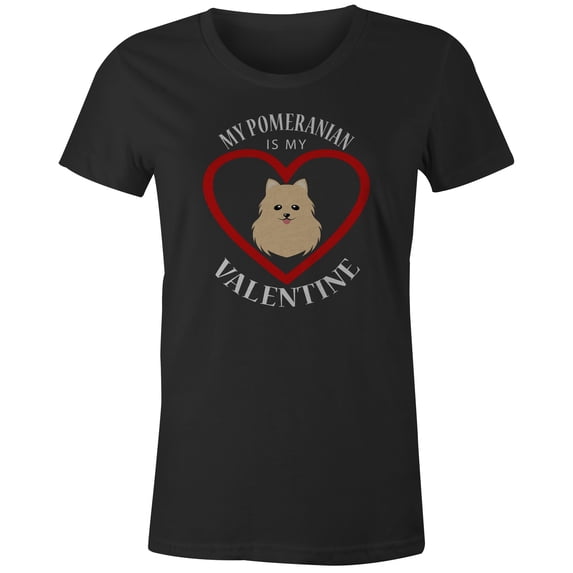9 Crowns Tees Men's Women's My Pug is My Valentine Funny T-Shirt-Unisex (Pom Juniors Black, XXX-Large)