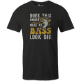 thumbnail image 1 of 9 Crowns Tees Mens Funny Fishing Can't Work Today T-Shirt Short Sleeve T-shirt (BassLooking-Black, Medium), 1 of 3