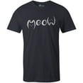 thumbnail image 1 of 9 Crowns Tees Meow Cute Unisex Cat Graphic Shirt (Unisex Navy, 3XL), 1 of 2