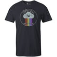 thumbnail image 1 of 9 Crowns Tees Sarcastic We're All Going To Die Happy Cloud Graphic Tee (Unisex Navy, Medium), 1 of 3