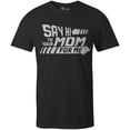 thumbnail image 1 of 9 Crowns Tees Say Hi To Your Mom For Me Biff Tannen Quote Funny T-Shirt (Mens Black, XX-Large), 1 of 4