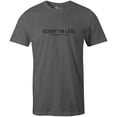 thumbnail image 1 of 9 Crowns Tees Sorry I'm Late I Didn't Want To Come Funny T-Shirt (Unisex Metal, Large), 1 of 3