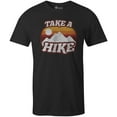 thumbnail image 1 of 9 Crowns Tees Take a Hike Funny Hiking Enthusiast T-Shirt (Unisex Black, 2XL), 1 of 3