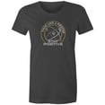 thumbnail image 1 of 9 Crowns Tees Think Like A Proton, Stay Positive Graphic T-Shirt (Juniors Charcoal, 2XL), 1 of 2