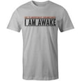 thumbnail image 1 of 9 Crowns Tees Unfortunately Awake Funny Graphic Tee Shirt (Awake 2 Unisex Grey, Small), 1 of 3