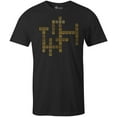 thumbnail image 1 of 9 Crowns Tees Unisex Christian Faith Word Game Tile T-Shirt (Lord-black, Small), 1 of 2
