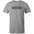 thumbnail image 1 of 9 Crowns Tees Unisex Home Alone Christmas T-shirt (Kevin-Grey, Large), 1 of 3