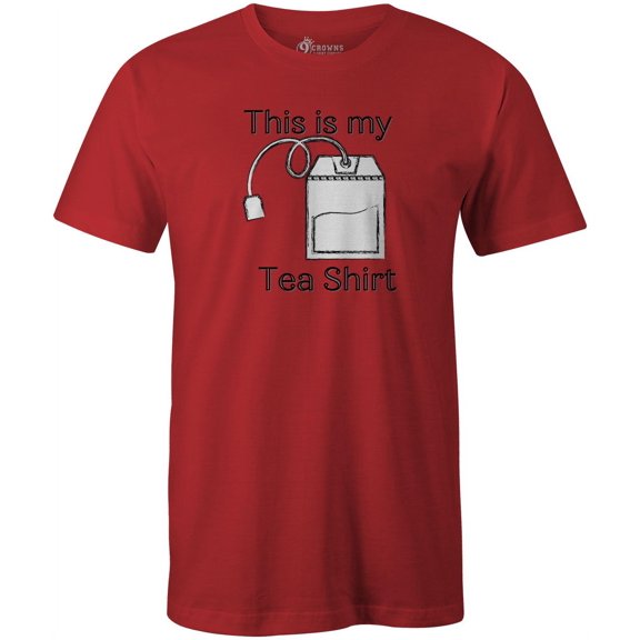 9 Crowns Tees Unisex Tea shirt Funny T-shirt (Unisex Red, Large)