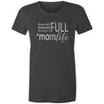 thumbnail image 1 of 9 Crowns Tees Women's Mommy Shark Cute Graphic T-Shirt (Full Juniors-charcoal, XX-Large), 1 of 4