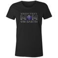 thumbnail image 1 of 9 Crowns Tees Women's Mommy Shark Cute Graphic T-Shirt (Greatest Juniors-black, X-Small), 1 of 2
