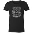 thumbnail image 1 of 9 Crowns Tees Women's Mommy Shark Cute Graphic T-Shirt (Rookie Juniors-Black, XX-Large), 1 of 2