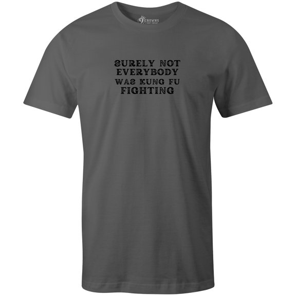 9 Crowns Unisex Men's Funny Graphic Tee I'm Telling You Nothing Happened T-shirt (Small, Telling-Metal)