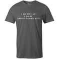 thumbnail image 1 of 9 Crowns Unisex Men's Women's Graphic tee Funny  Not Lazy T-shirt (NotLazy-Metal, 2XL), 1 of 3