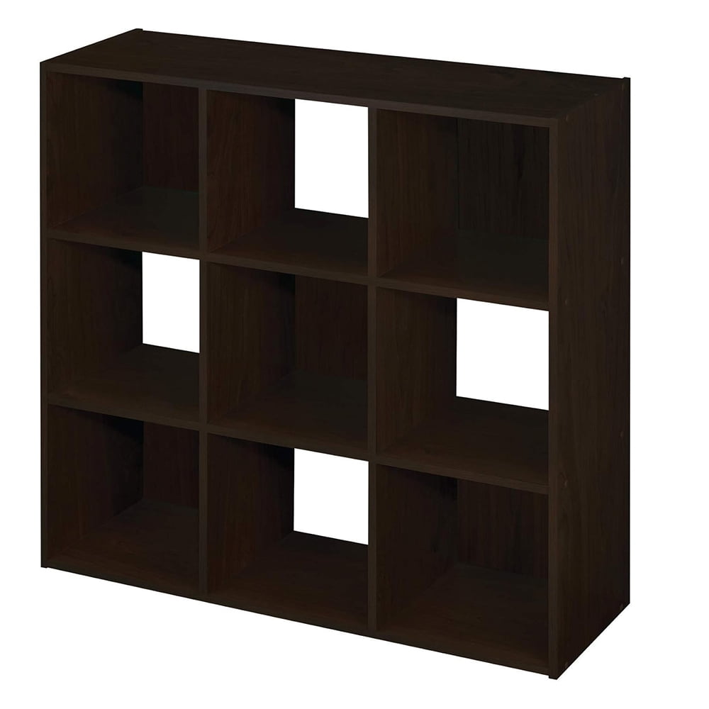 9 Cube Laminated Wood Stackable Open Bookcase, Multifunction Morden ...