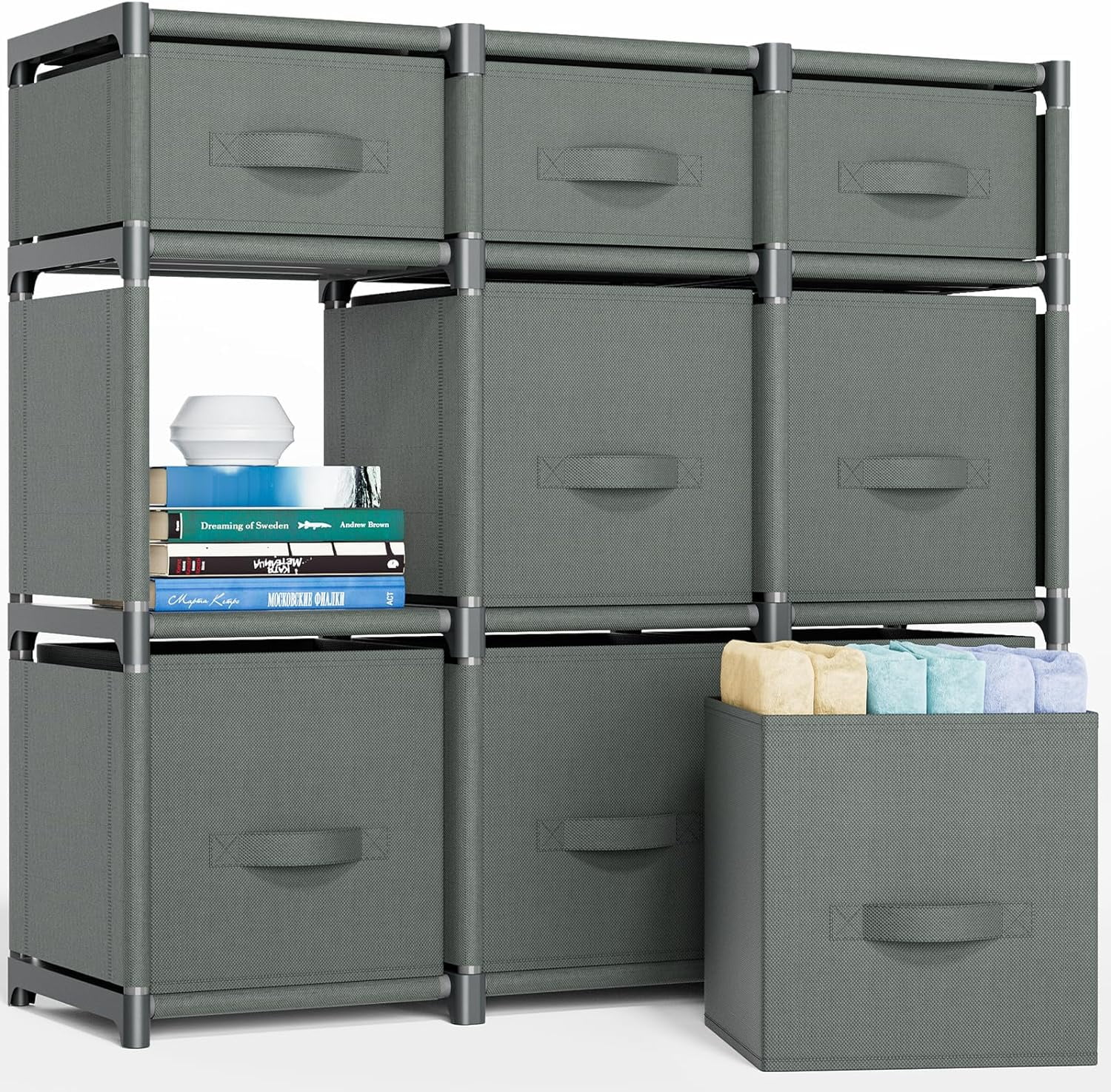9 Cube Storage Organizer, Closet Organizers and Storage, Cube Storage ...