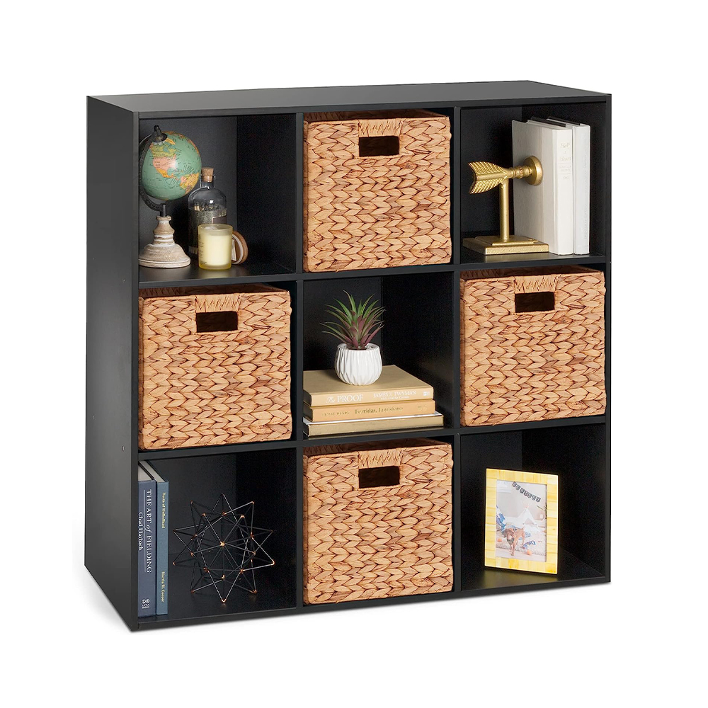 9Cube Storage Shelf, Display Cube Bookshelf with 3 Removable Back