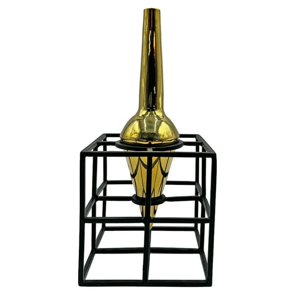 9" Decorative Amphora Black Cage