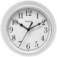 thumbnail image 1 of 9" Decorative Wall Clock (white), 1 of 1