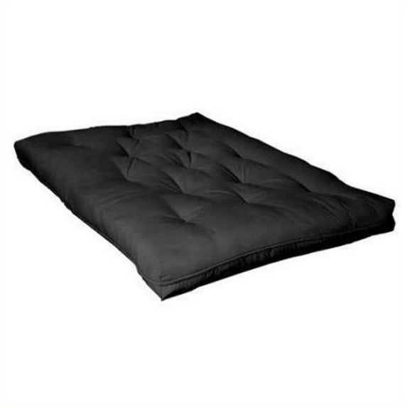 9" Deluxe Innerspring Futon Pad Black