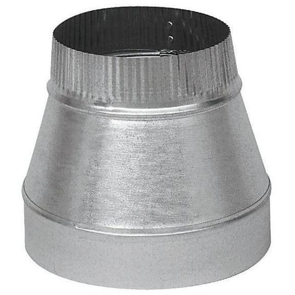 9 Dia. x 8 in. Dia. Galvanized Steel Furnace Pipe Reducer