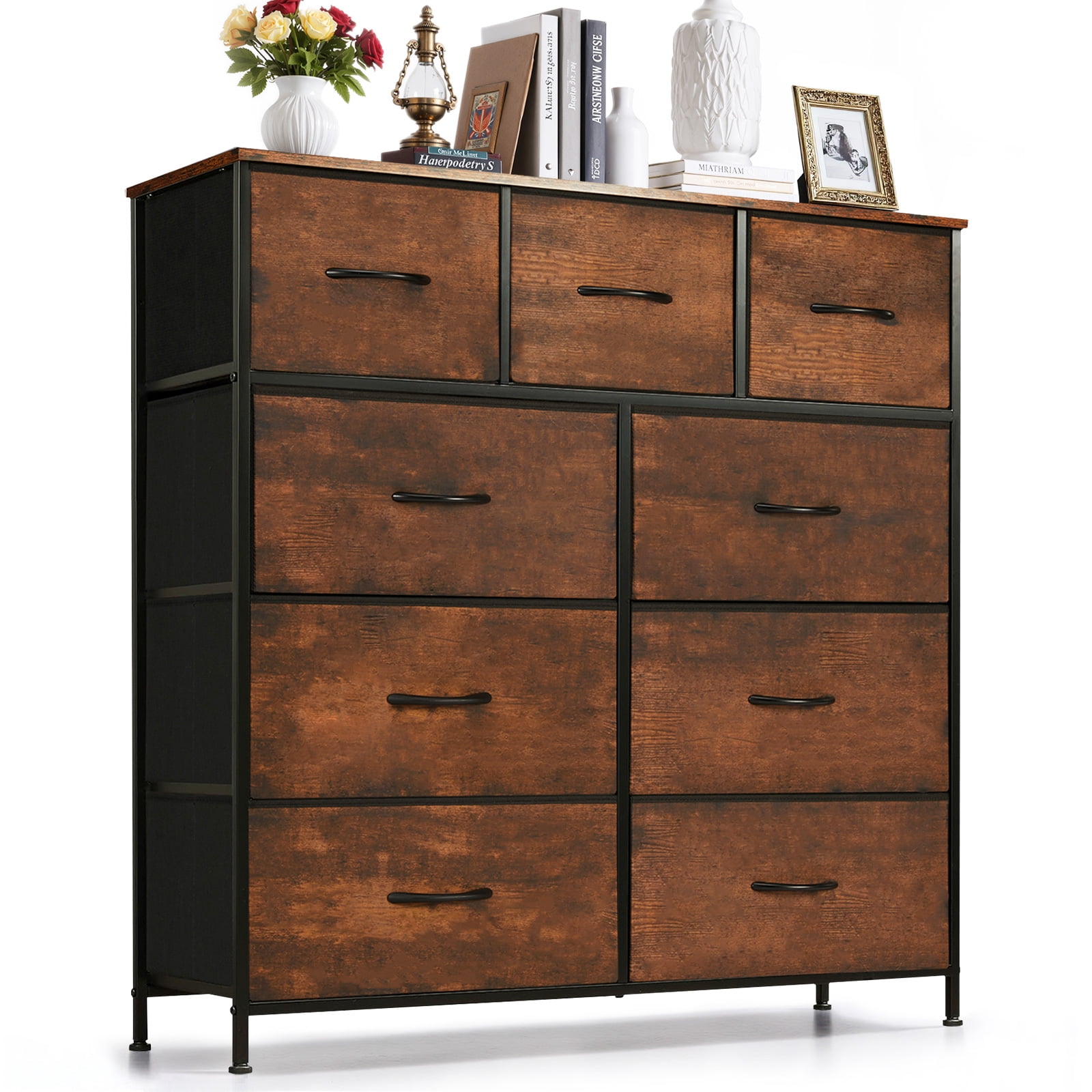 9-Drawer Dresser, Ideal Master Bedroom Storage & All-Purpose Wardrobe ...