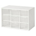 thumbnail image 1 of 9 Drawer Plastic Storage Cabinet Desktop Makeup Bin Box Jewellery Organizer, 1 of 3