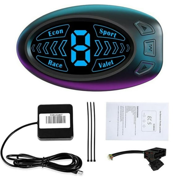 9 Drives 10 Modes Car Electronic Throttle Response Controller Intelligent Accelerator Modification Power Booster for Vauxhall INSIGNIA Chevrolet Dodge Fiat Hummer Holden Jeep(KA-809 Connector)