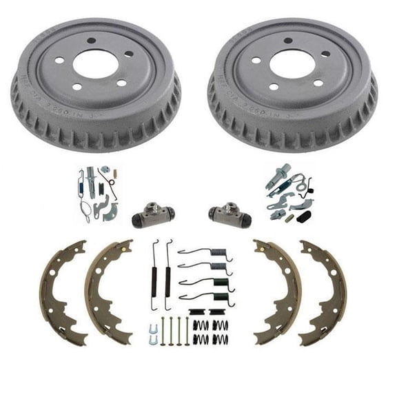 9" Drum Brake Shoes & Hardware Kit - for Ford 98-00 RWD 8pc Rear Brake Set