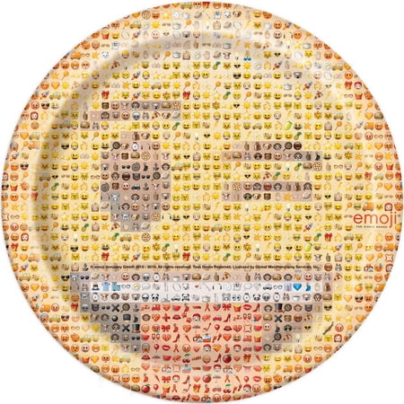 9" Emoji Party Plates, 8ct