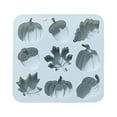 9 Even Pumpkin Leaves Fruit Shape Autumn Theme Silicone Chocolate Cake