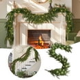 thumbnail image 1 of 9 FT Artificial Norfolk Pine Garlands with Lights Pre-Lit Christmas Garland Real Touch Pine Artificial Greenery Garland for Table Mantle Wall Indoor Outdoor Christmas Decorations, 1 of 4